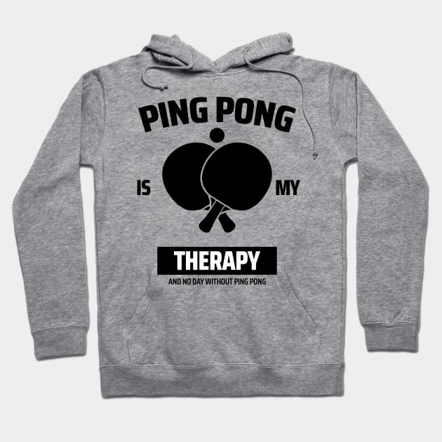 ping pong Hoodie by Mandala Project